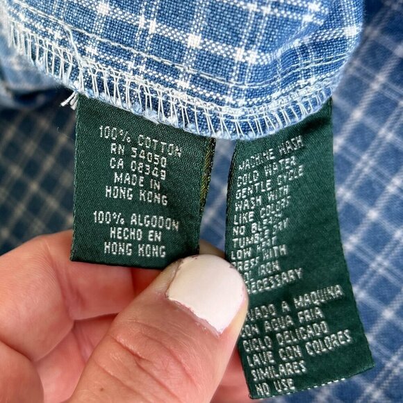 Vintage Lauren Jeans Co. Authentic Dry Goods Suppliers Jean Jacket Size Small - Picture 10 of 12